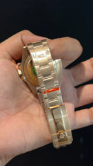 GMT Rootbear | Rose Chain | Black Dial