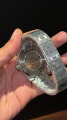 AP Auto | Silver Chain | Black Dial