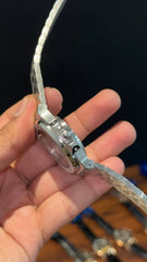 PP Auto | Silver Chain | Olive Green Dial