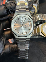 BINBOND Day & Date Watch – Waterproof & Color-Fade Guarantee