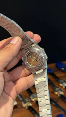 PP Auto | Silver Chain | Black Dial