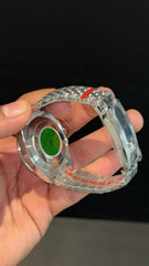 GMT Sprite | Silver Jubilee Chain | Black Dial