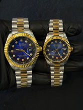 Rolex Premium Two Tone Couple Watch Set