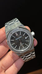 AP Auto | Silver Chain | Black Dial