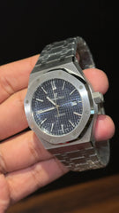AP Auto | Silver Chain | Blue Dial