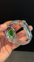 GMT Sprite | Silver Jubilee Chain | Black Dial