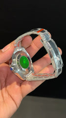 GMT Pepsi | Silver Oyster Chain | Black Dial