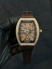 Franck Muller Yachting | Brown Leather Strap | Brown Dial